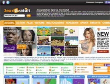 Tablet Screenshot of jeuxgratuit.org